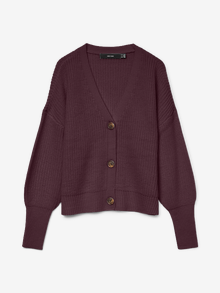 Vero Moda VMLEA Dzianinowy kardigan -Winetasting - 10249632