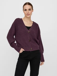 Vero Moda VMLEA Dzianinowy kardigan -Winetasting - 10249632