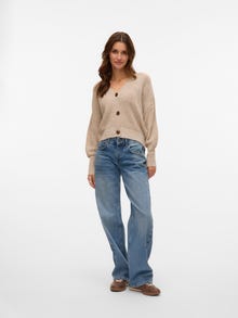 Vero Moda VMLEA Cárdigan de punto -Moon Rock - 10249632