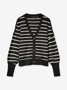 Vero Moda VMLEA Úpletový sveter -Black - 10249632