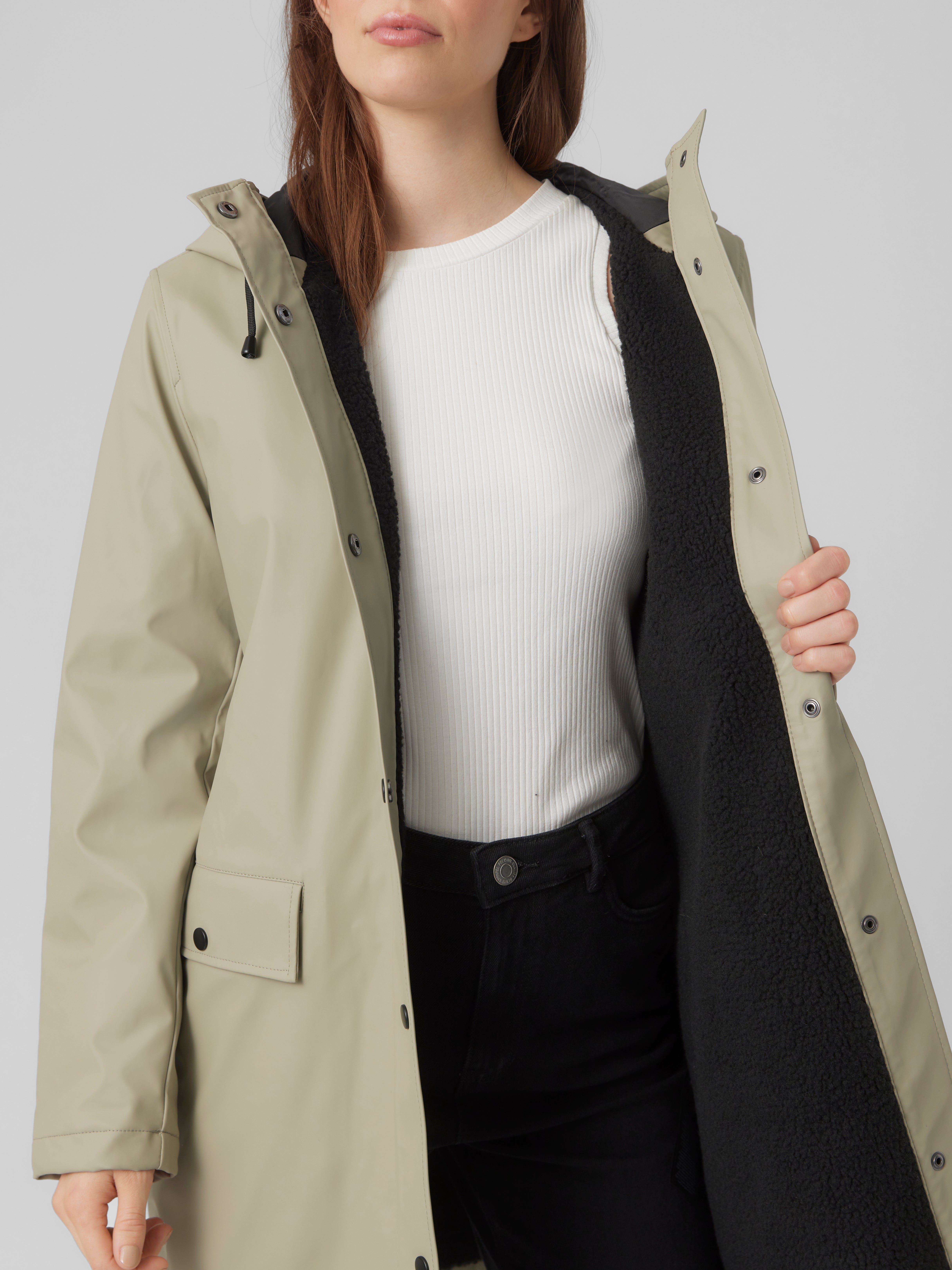 VMASTA Coat | | Moda® Medium Grey Vero