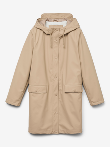 Vero Moda VMASTA Raincoat -Silver Mink - 10249634