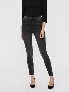 Vero Moda VMSOPHIA High rise Slim fit Jeans -Dark Grey Denim - 10249716