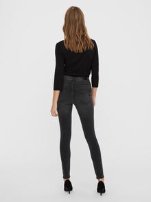 Vero Moda VMSOPHIA Høj talje Slim fit Jeans -Dark Grey Denim - 10249716