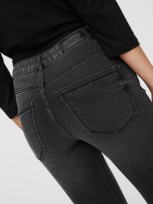 Vero Moda VMSOPHIA Hohe Taille Slim Fit Jeans -Dark Grey Denim - 10249716