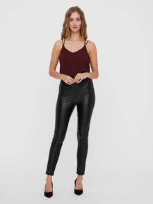 Vero Moda VMGANA Mid Rise Leggings -Black - 10249909