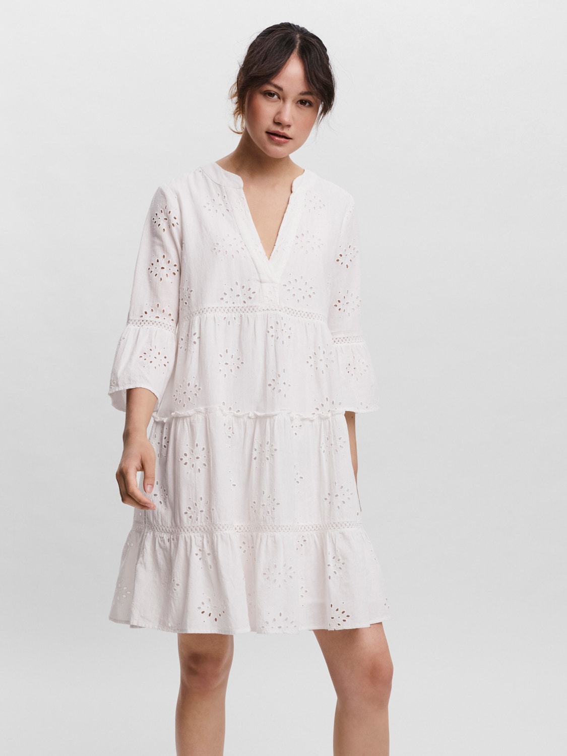 | Clear Moda® | Short White Vero VMDICTHE dress