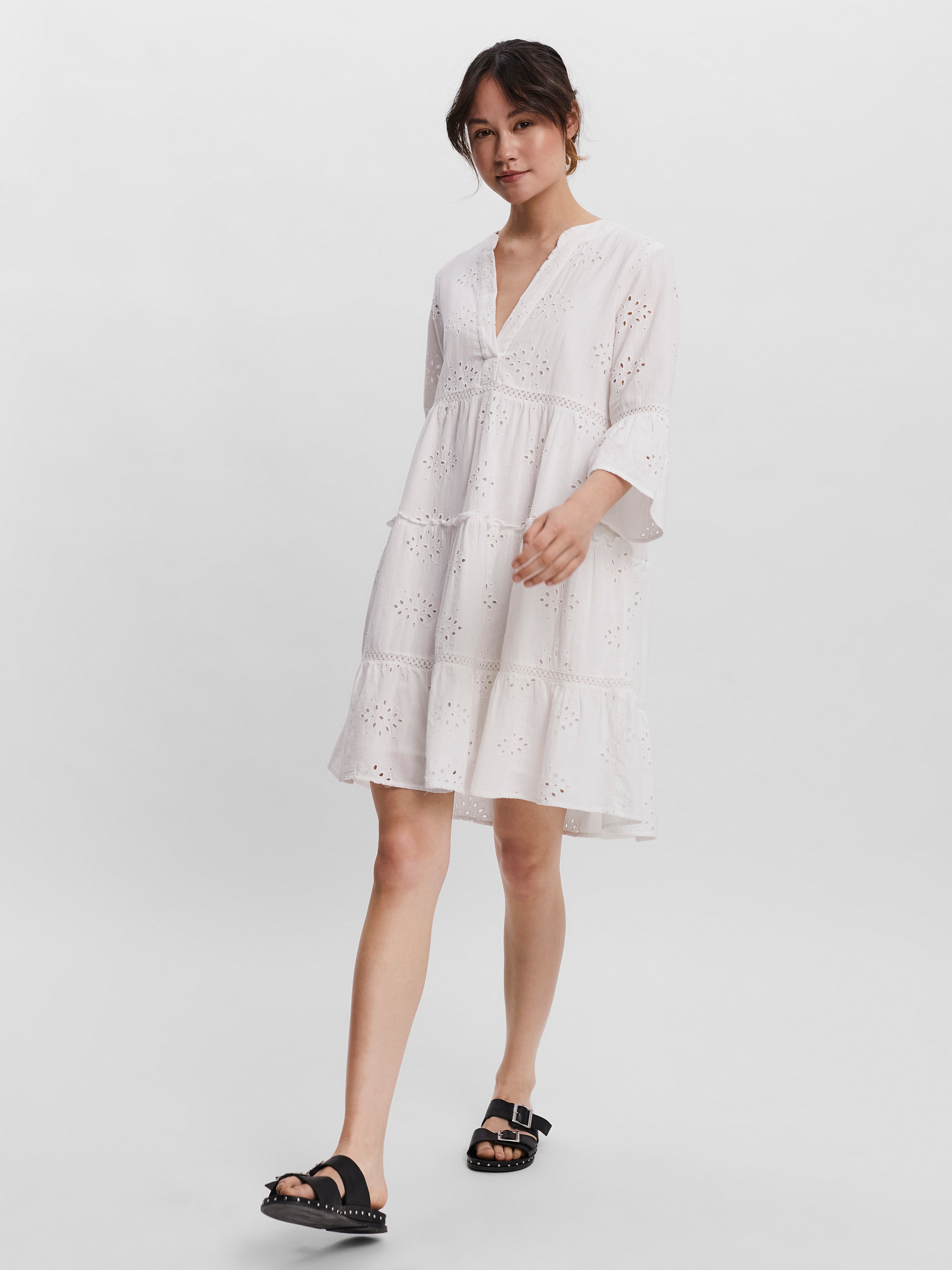 Kort kjole | White Clear | Vero