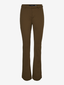 Vero Moda VMAMIRA Mellemhøj talje Bukser -Dark Olive - 10250284