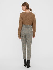 Vero Moda VMEVA High waist Trousers -Tobacco Brown - 10250396