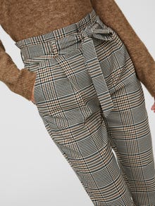 Vero Moda VMEVA High waist Trousers -Tobacco Brown - 10250396