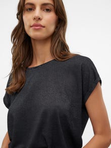 Vero Moda VMLAVA Κοντομάνικο μπλουζάκι -Black - 10250488