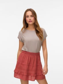 Vero Moda VMLAVA T-Shirt -Moon Rock - 10250488