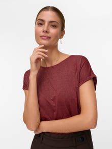 Vero Moda VMLAVA Tričko -Syrah - 10250488