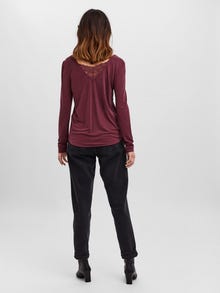 Vero Moda VMFILLI T-shirt -Port Royale - 10250756