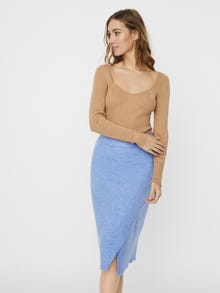 Vero Moda V-kaelus Pullover -Tan - 10250950