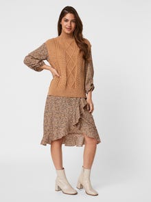 Vero Moda VMAMINA Pullover -Tan - 10251224