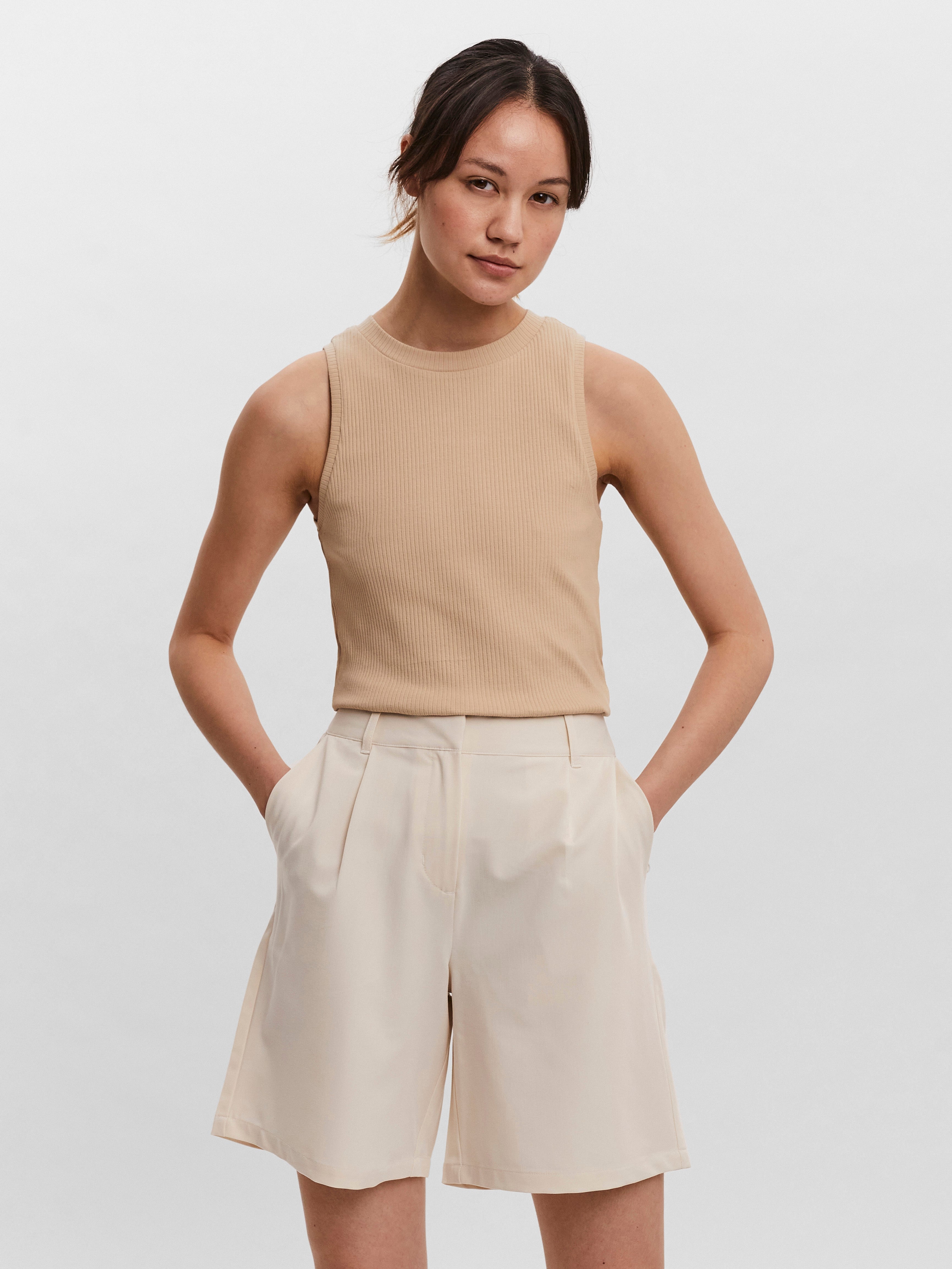Slim Fit O-Neck Tank-Top with 30 