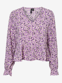 Vero Moda Tavapärane lõige V-kaelus Top -Hyacinth - 10251873