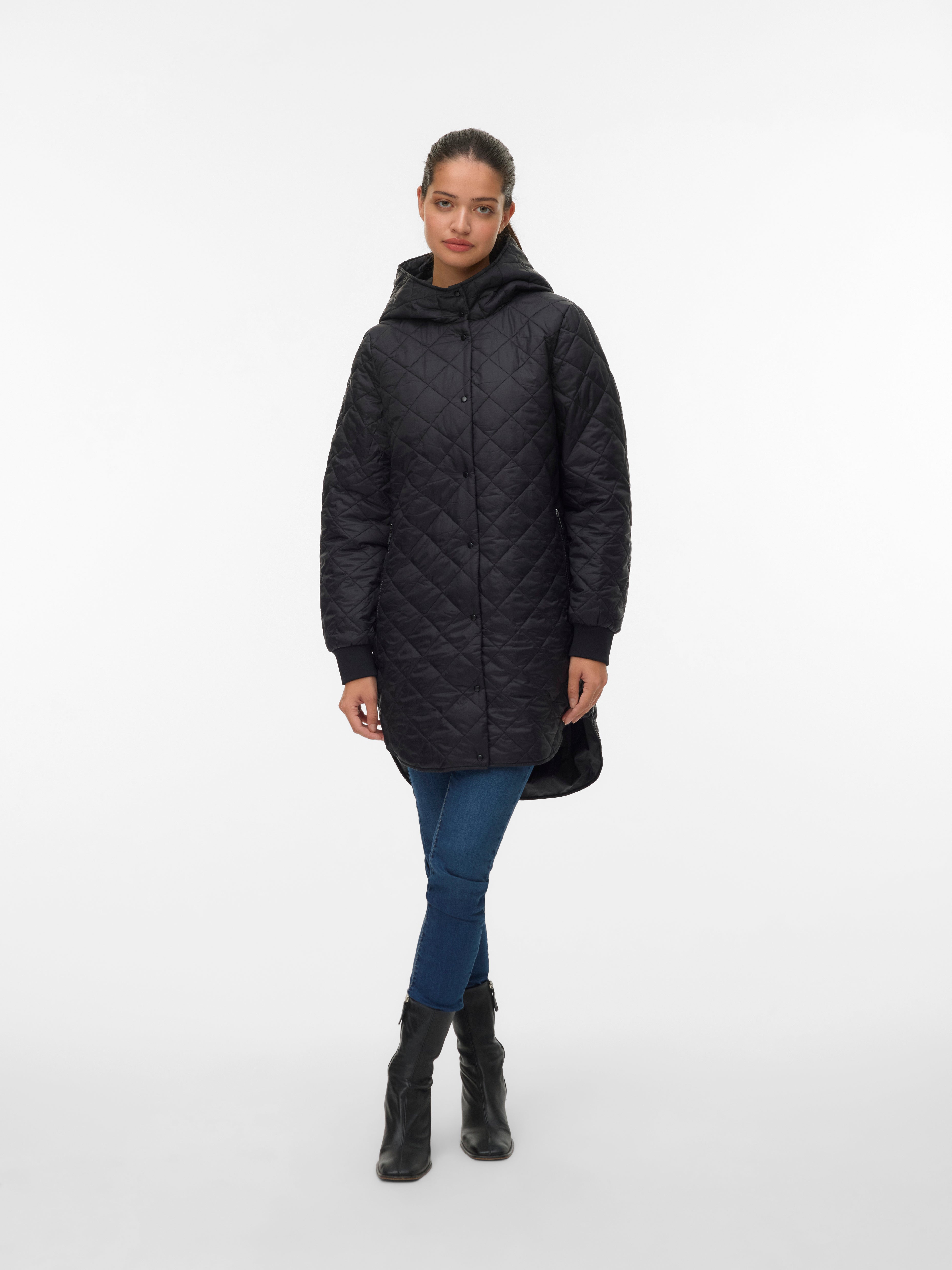 Quilted jacket Black Vero Moda®