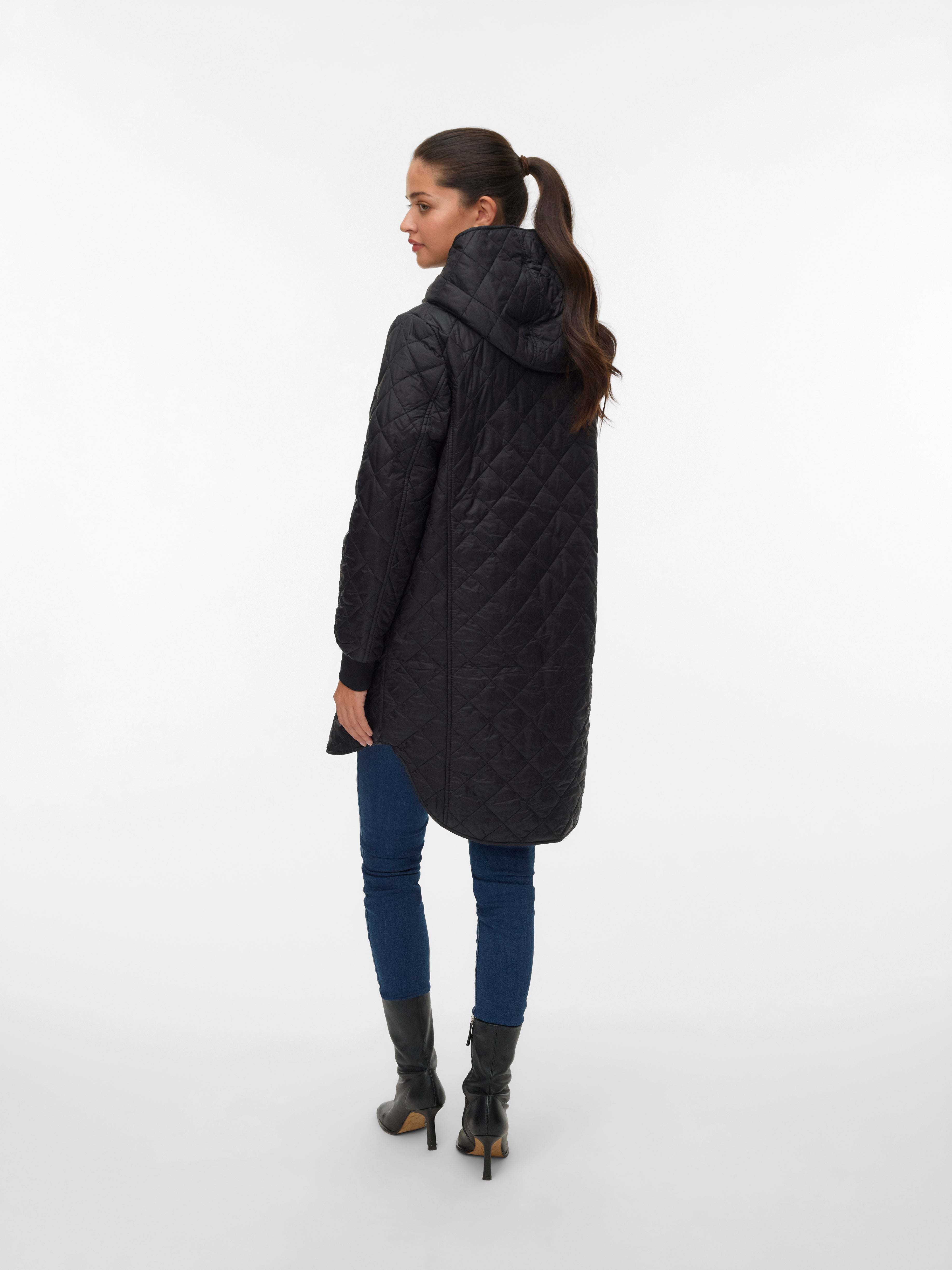 Vero Moda Vmfortuneaya Coat In Silver Mink