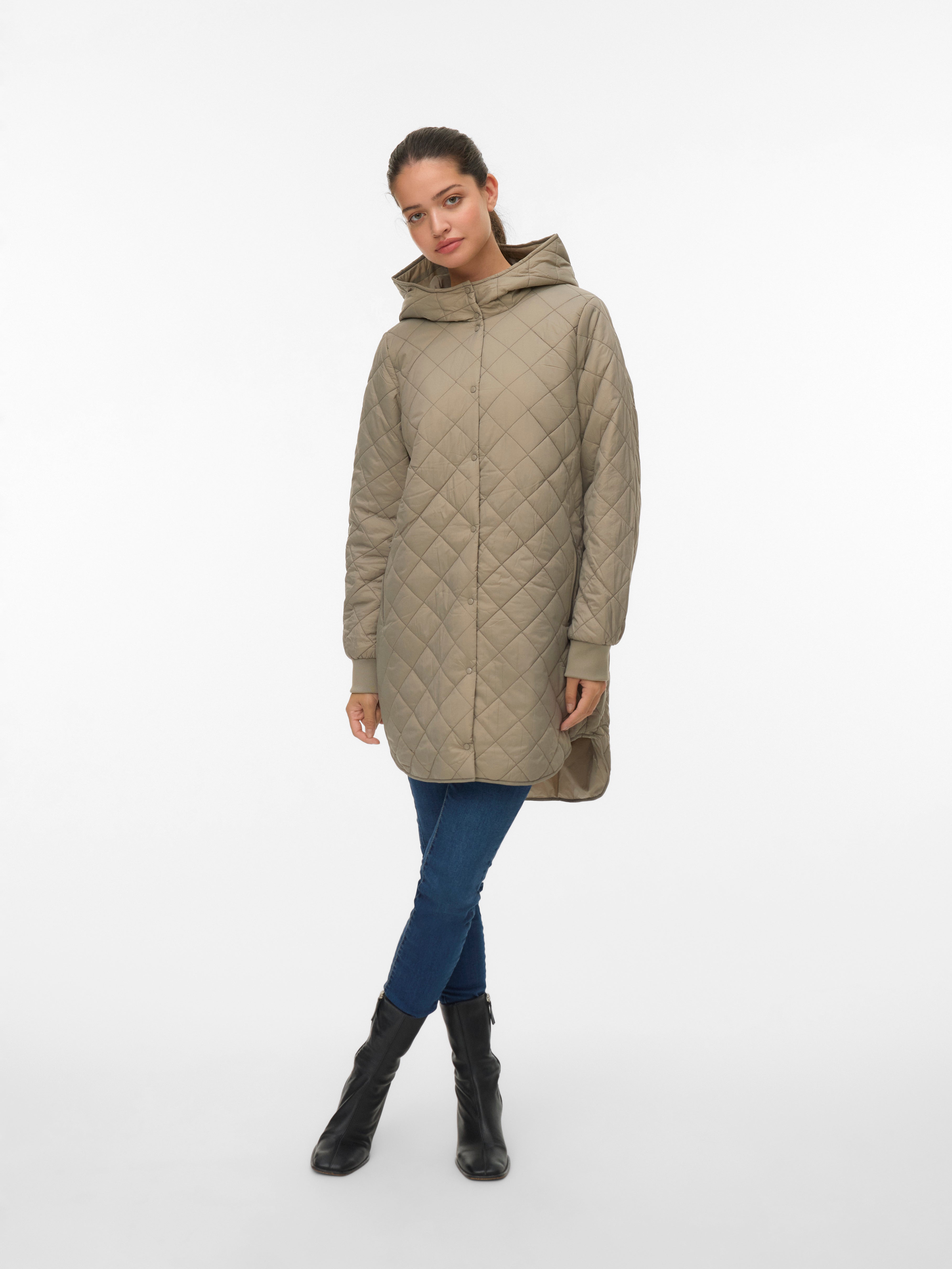 Hood Vero Moda Puffer Mantel Lange Puffer Mantel Vero Moda Vero