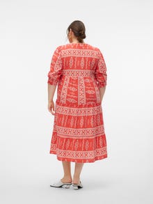 Vero Moda VMDICTHE Lang kjole -Cayenne - 10252228