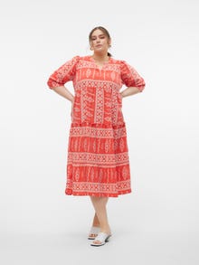 Vero Moda VMDICTHE Long dress -Cayenne - 10252228