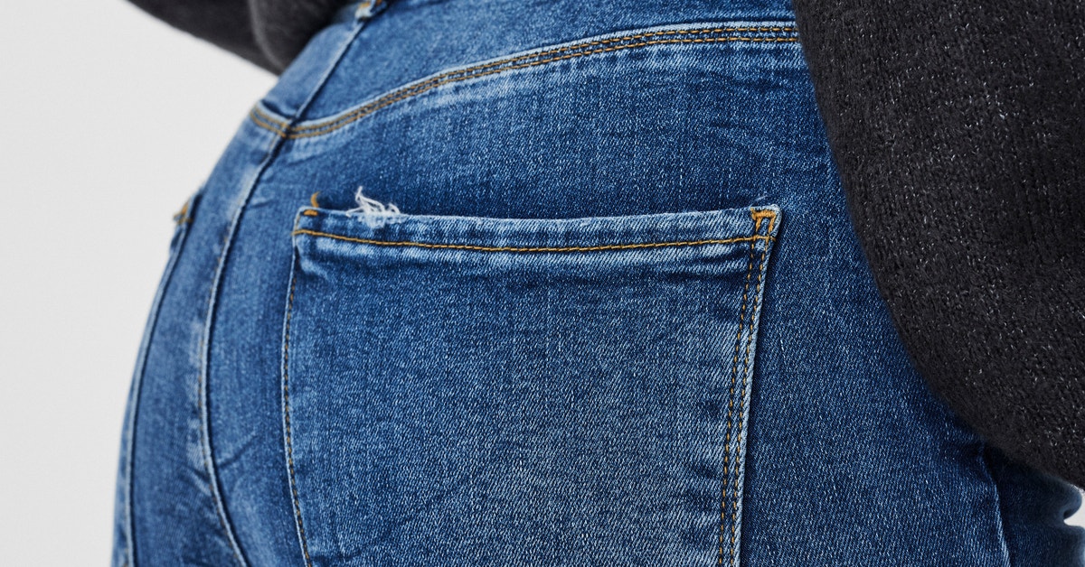 Jean Slim Fit VERO MODA VMSEVEN - Taille Moyenne - 66% Coton, 32% Polyester, 2% Élasthanne