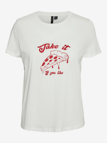 Vero Moda VMMALLYFRANCIS T-Shirt -Snow White - 10252451