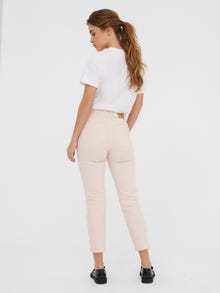 Vero Moda VMBRENDA Hög midja Rak passform Jeans -Pink Tint - 10252779