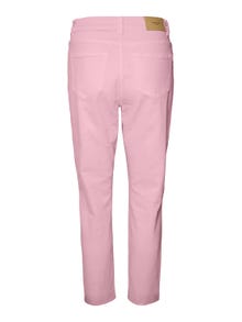 Vero Moda VMBRENDA Høyt snitt Straight Fit Ankel Jeans -Parfait Pink - 10252779