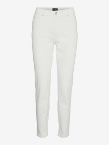 Vero Moda VMBRENDA High rise Straight Fit Ancle Jeans -Bright White - 10252779