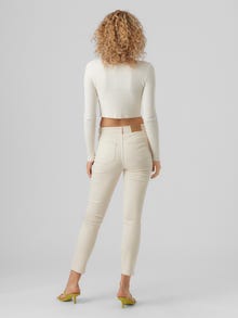 Vero Moda VMBRENDA Straight Fit Jeans -Ecru - 10252779