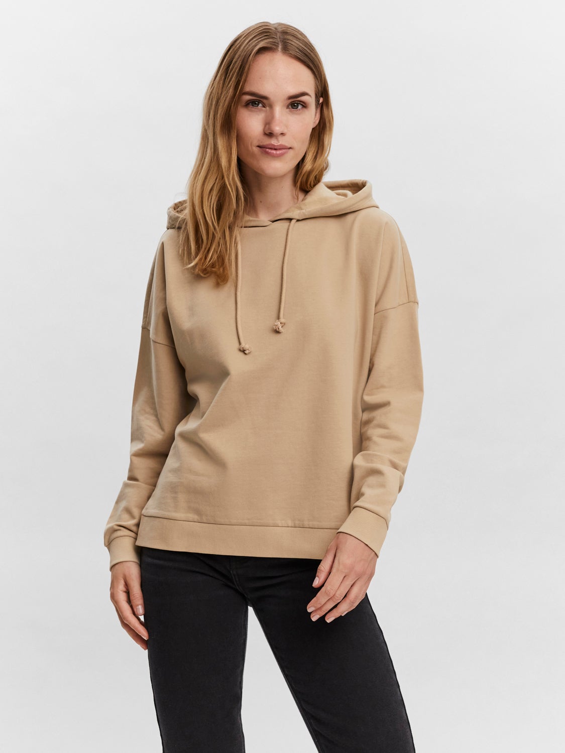 Rabatt 97 % DAMEN Pullovers & Sweatshirts Gerippt Beige L NoName Pullover 