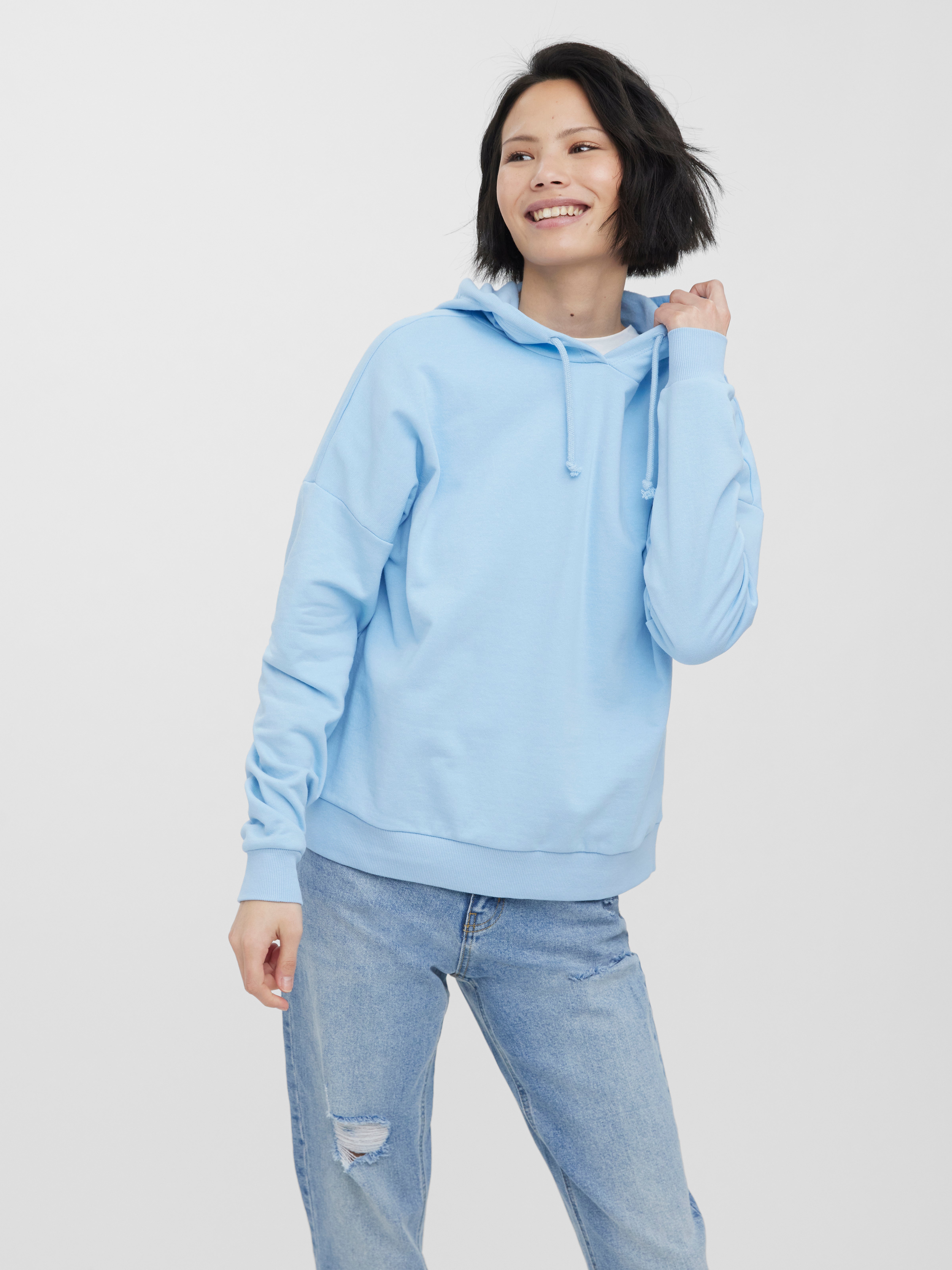 Vero Moda sweatshirt Blau M DAMEN Pullovers & Sweatshirts Sport Rabatt 57 % 