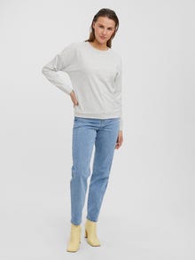 Vero Moda VMOCTAVIA Sweatshirt -Light Grey Melange - 10252960