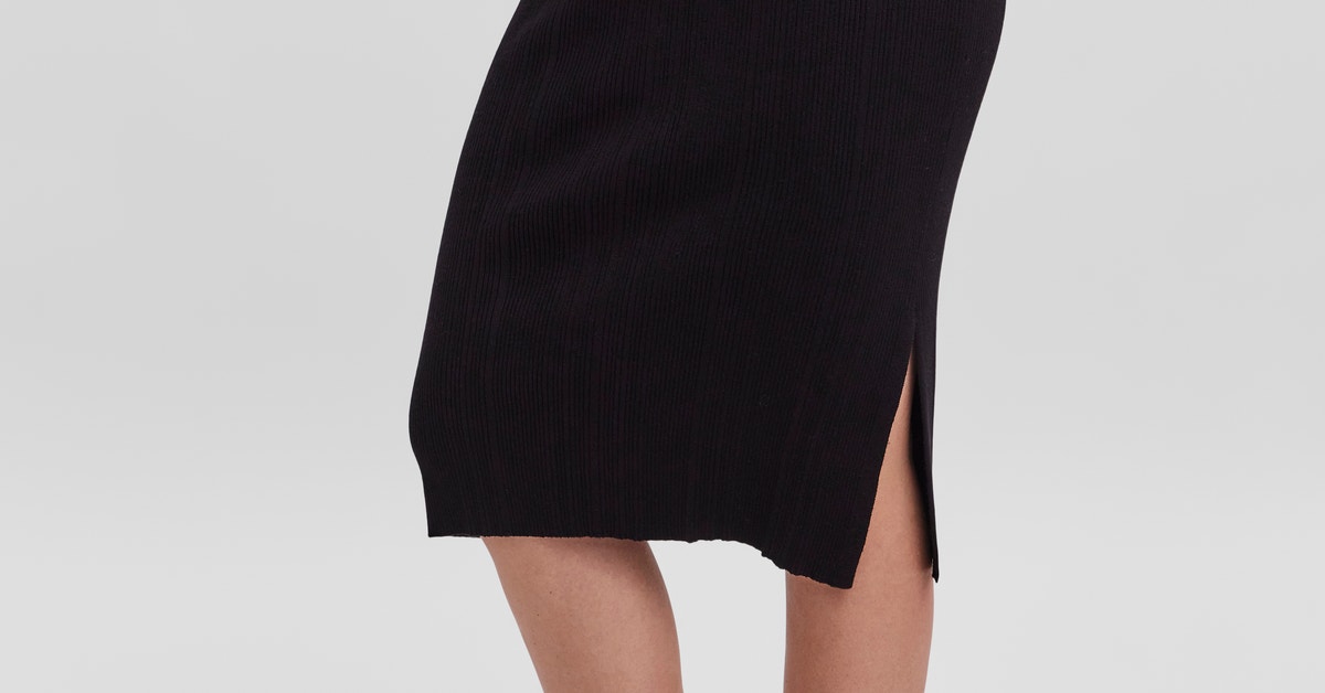 Vero Moda Blue Linen Long Skirt