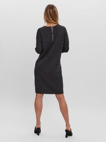 Vero Moda VMGLORY Langes Kleid -Dark Grey Melange - 10253201