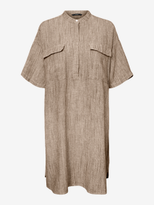 Vero Moda VMLINE Short dress -Silver Mink - 10253581