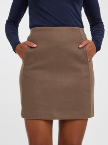 Vero Moda VMFORTUNEALLISON High waist Long skirt -Chocolate Chip - 10253954