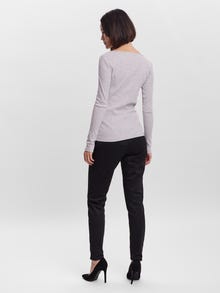 Vero Moda VMNATASHA Top -Light Grey Melange - 10254130
