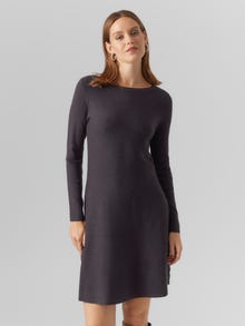 Vero Moda VMNANCY Krótka sukienka -Dark Grey Melange - 10254807