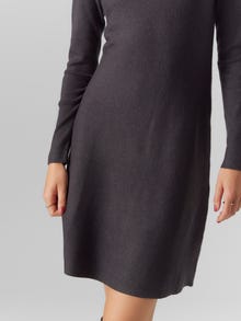 Vero Moda VMNANCY Kurzes Kleid -Dark Grey Melange - 10254807
