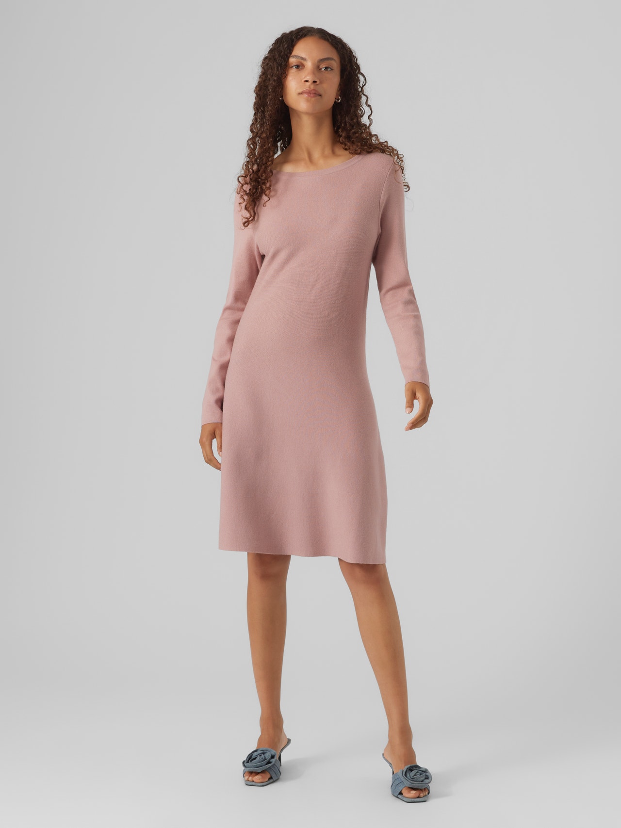 Vero Moda VMNANCY Kort kjole -Woodrose - 10254807