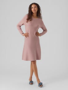 Vero Moda VMNANCY Kort klänning -Woodrose - 10254807