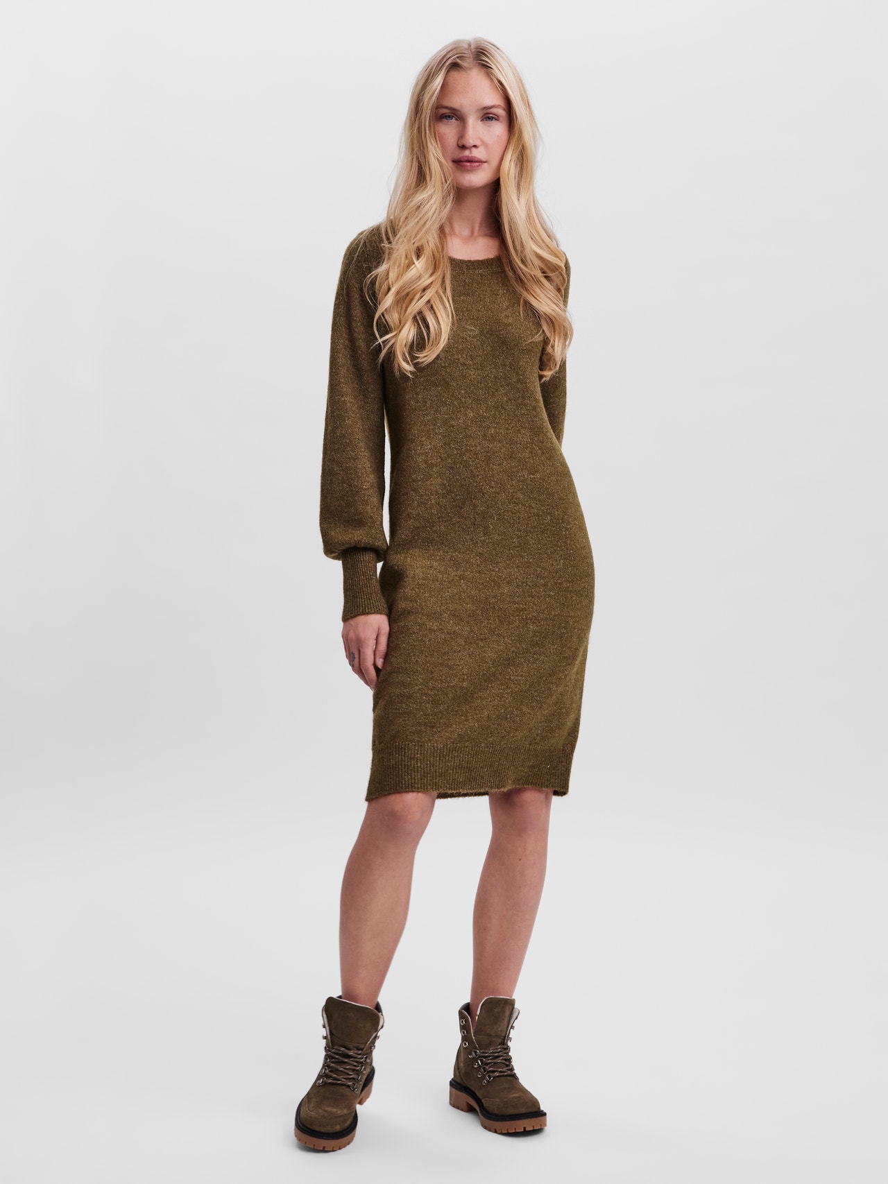 Vero Moda VMSIMONE Kort kjole -Dark Olive - 10254809