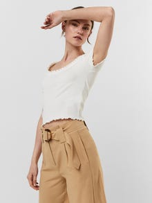 Vero Moda VMPOLLY Top -Snow White - 10254997