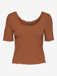 Vero Moda VMPOLLY Top -Mocha Bisque - 10254997