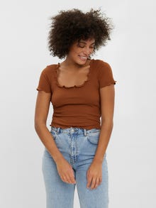 Vero Moda VMPOLLY Top -Mocha Bisque - 10254997